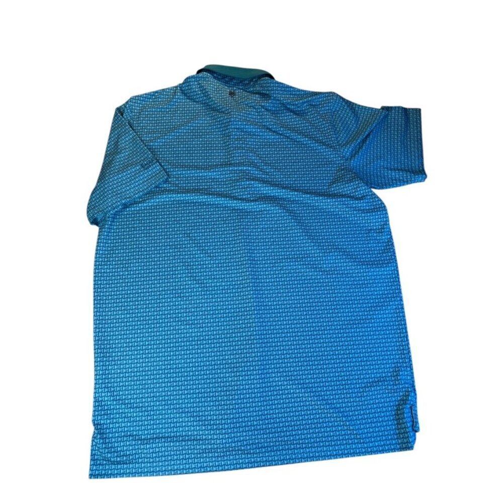 Greyson "Eagle Vail Golf Club" teal polo size large - Picture 2 of 7